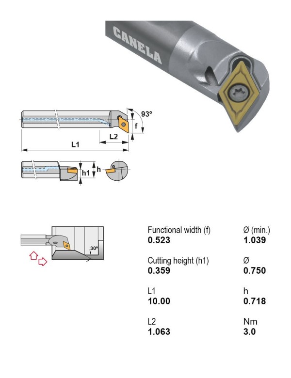 CARBIDE BORING BAR